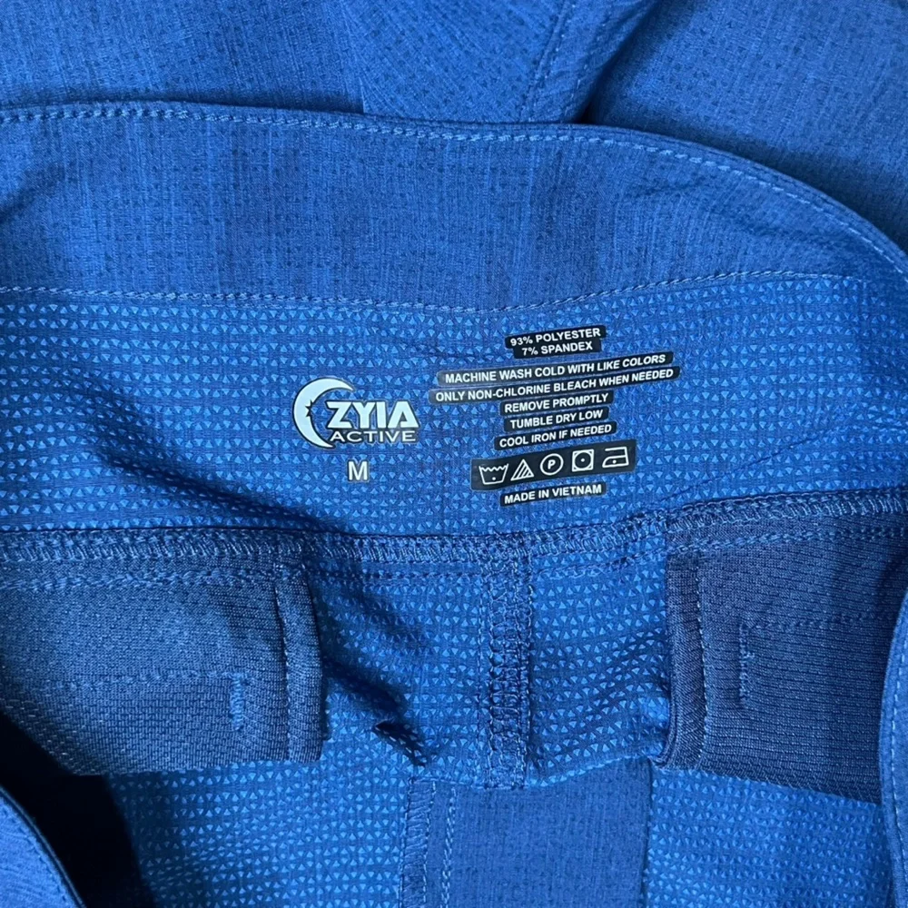 ZYIA Blue Drawstring Athletic Shorts - Picture 6 of 8